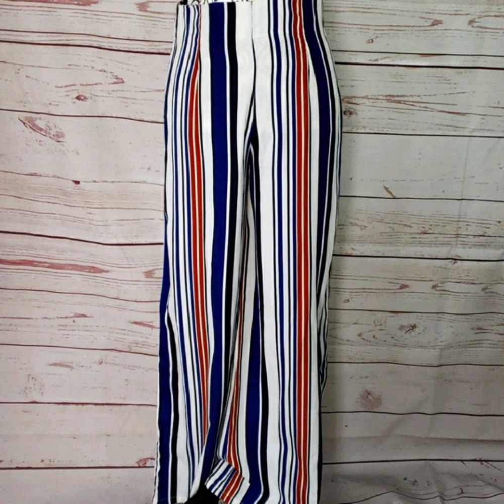 Forever 21 Striped Wide Leg Pant